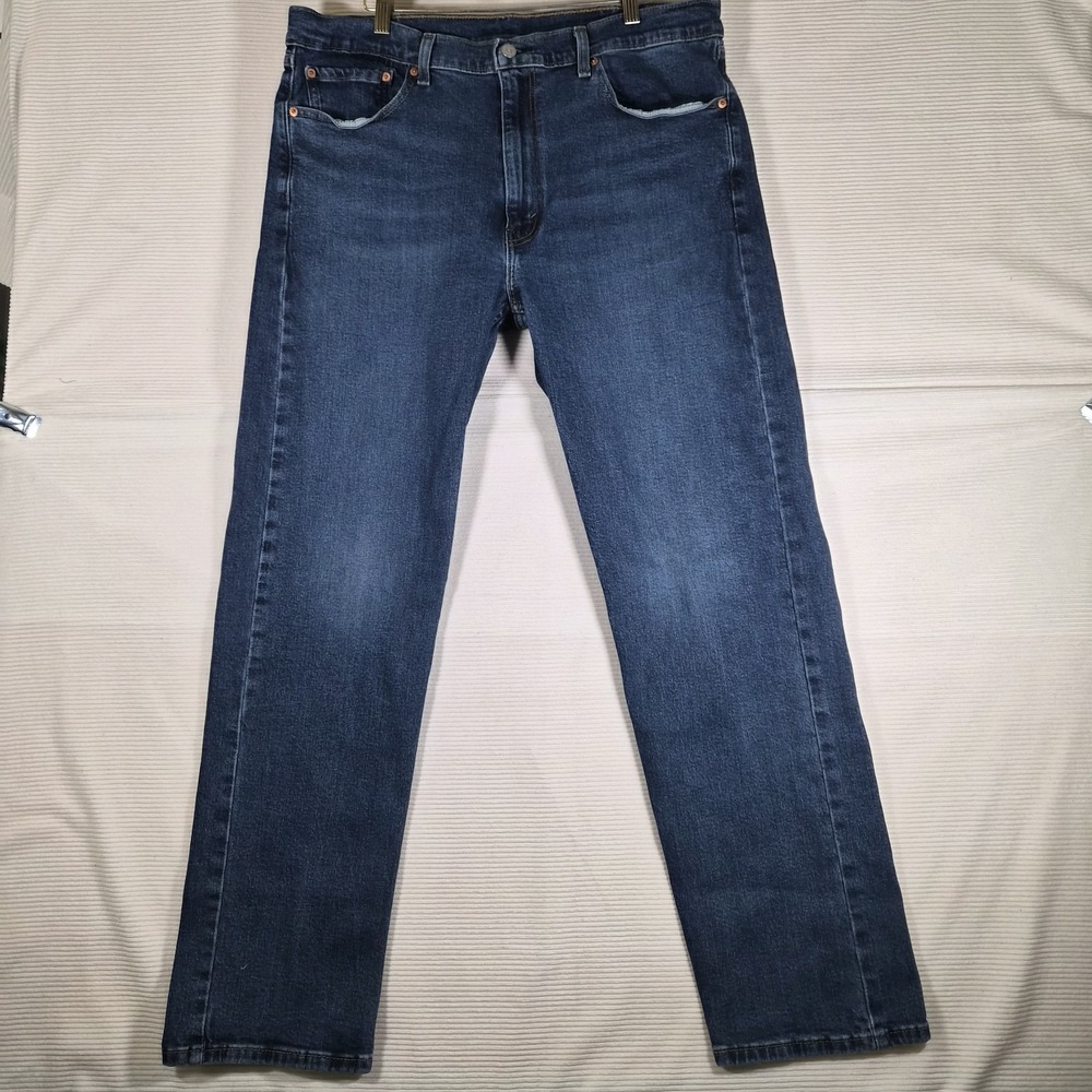 Levis 505‎ Jeans Mens 38x34 Medium Wash Straight Leg Denim Classic Fit